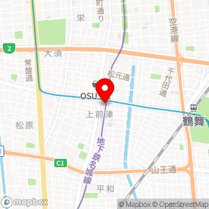 名鉄協商パーキング 上前津駅前の地図