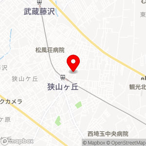 タイムズ狭山ヶ丘第２駐車場の地図