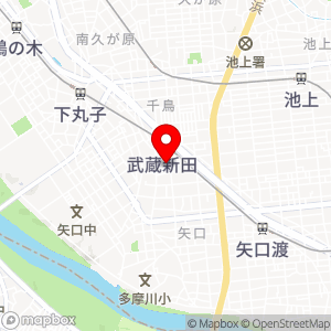 タイムズ マルエツ新田店の地図