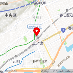 三井のリパーク JR三ノ宮駅前の地図
