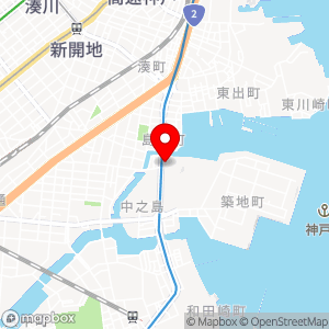 デイリーヤマザキ 神戸中央市場店の地図