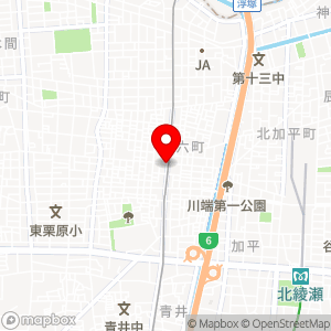 ローソン 足立六町駅前店の地図