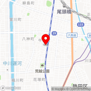 FK牛立町３丁目Oパーキングの地図