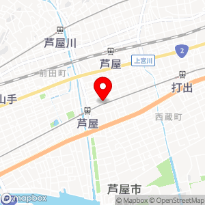 ローソン100 芦屋大桝町の地図