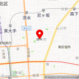 名鉄協商パーキング 橦木町第3の地図