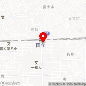 ローソン 国立駅南口店の地図