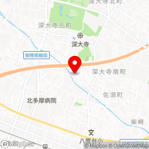 ファミリーマート 調布深大寺元町店の地図