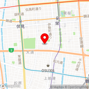 三井のリパーク 栄第17の地図