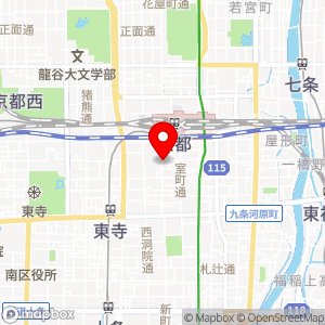 くるっとパーク 東九条室町の地図