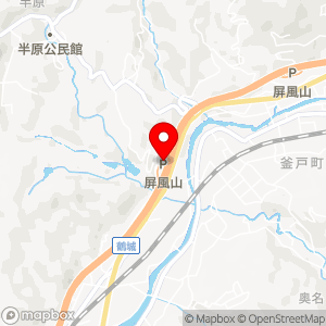 屏風山PA（上り）の地図