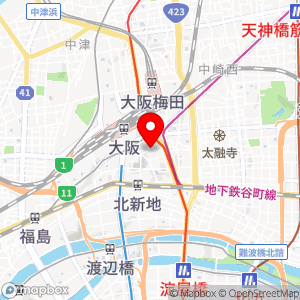 久世福商店 ディアモール大阪店の地図