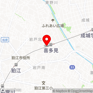 業務スーパー 喜多見店の地図