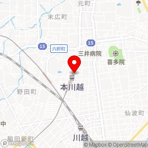 西武スマイルパーク 西武本川越ステーションビルの地図