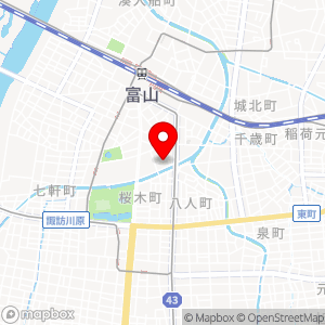 タイムズ 富山市役所前の地図