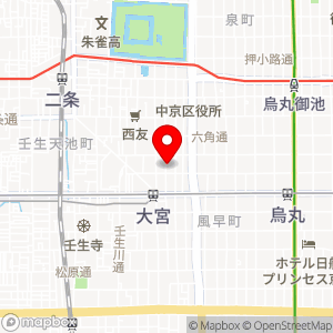 フルーツパーク 四条大宮の地図