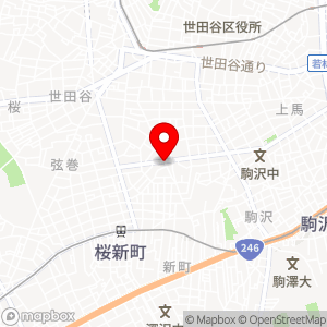 ナチュラルローソン 世田谷弦巻三丁目店の地図