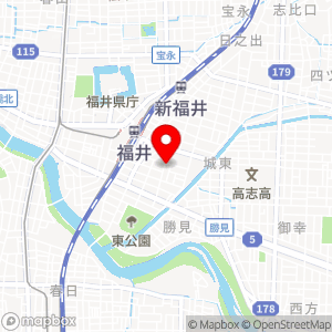 名鉄協商パーキング 福井駅東の地図