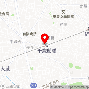自然食品F＆F 千歳船橋店の地図