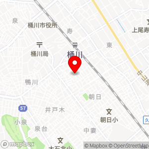 レグルス桶川駐車場の地図