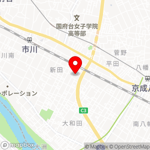 タイムズ ヤオコー市川新田店の地図