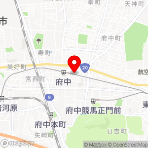 自然食品F＆F ぷらりと京王府中店の地図