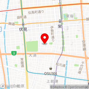 名鉄協商パーキング 栄第3の地図