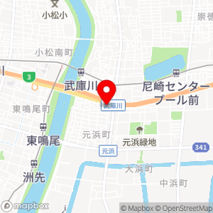 ライフ 武庫川店の地図