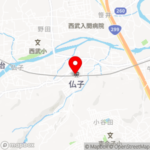 ファミリーマート 仏子駅前店の地図