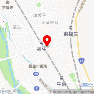 福生駅東口第４駐車場の地図