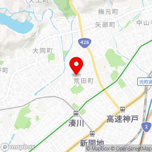 コープこうべ ミニ荒田の地図