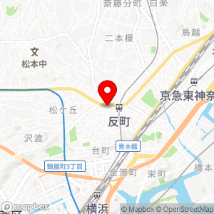 セブン-イレブン 横浜上反町店の地図