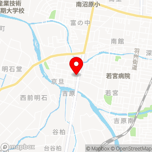 コナカ山形南店駐車場の地図
