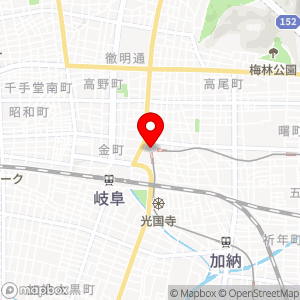 ファミリーマート 名鉄岐阜駅ホーム店の地図
