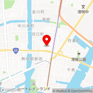 港区港栄第二バイクガレージの地図