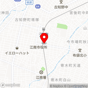 ローソン 江南市役所東店の地図