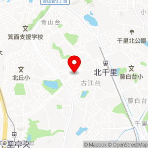 阪高ファインパーク 千里青山台団地第1の地図