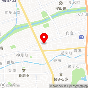 引山荘駐車場の地図