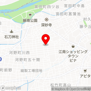 ファミリーマート 江南後飛保西店の地図