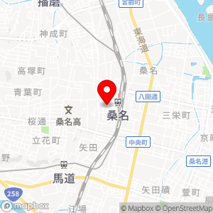 名鉄協商パーキング 桑名駅西第2の地図