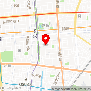 名鉄協商パーキング 栄4丁目第8の地図