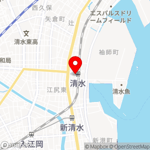 ローソン 清水駅前店の地図