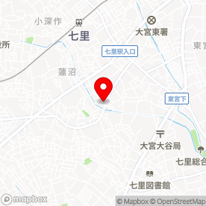スリーエス 七里店の地図