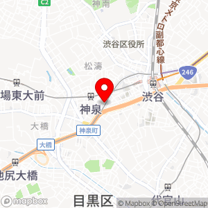 渋谷プライムプラザ駐車場の地図