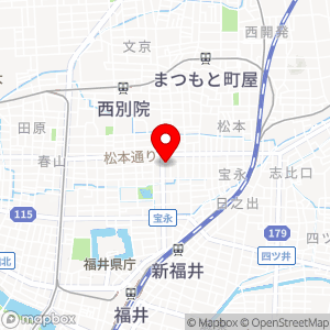 名鉄協商パーキング 福井宝永2丁目の地図