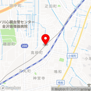 名鉄協商パーキング 東金沢駅前の地図