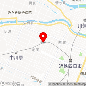 キョウテク 四日市芝田1号パーキングの地図