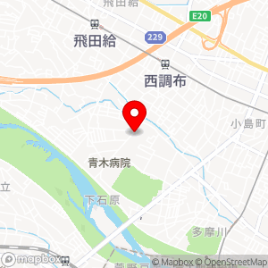 エコロパーク プラザ西調布の地図