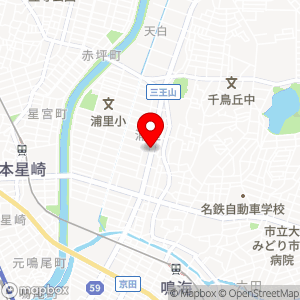 名鉄協商パーキング 浦里3丁目の地図