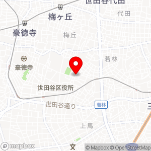 松陰神社前第６駐車場の地図