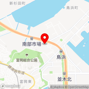 南部市場駅前駐車場の地図